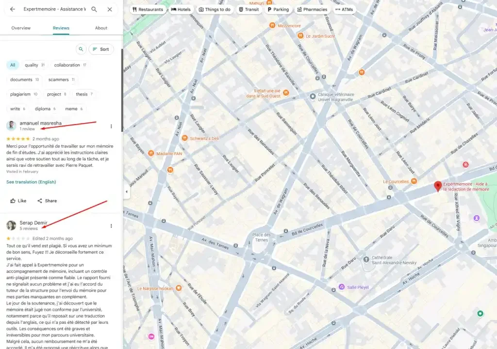 Avis sur ExpertMemoire