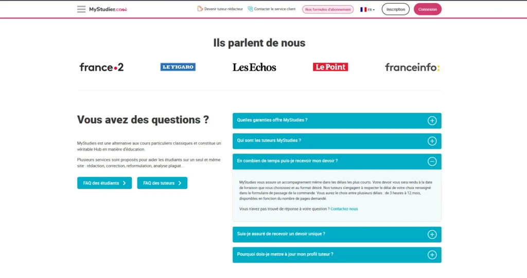 Quels sont les délais annoncés ?
