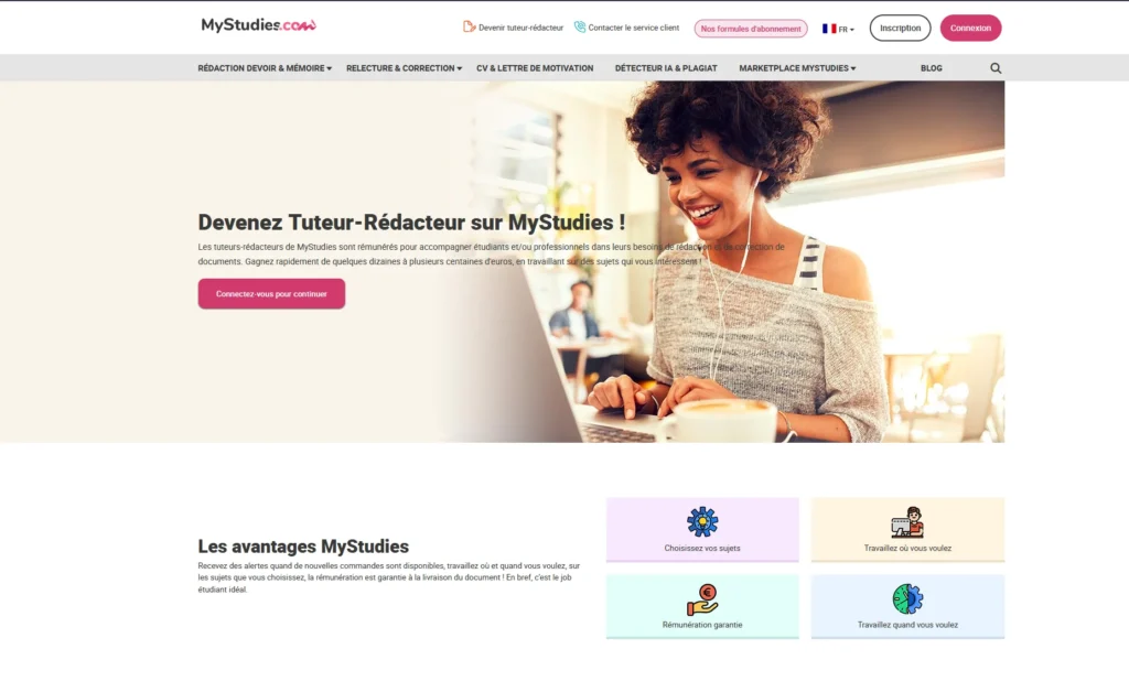 Qualité des rédacteurs et correcteurs MyStudies