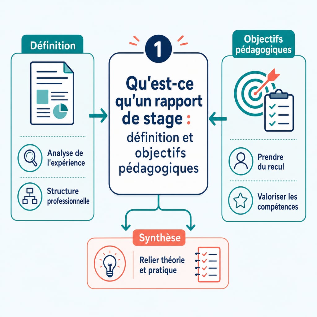 Qu'est-ce qu'un rapport de stage : définition et objectifs pédagogiques