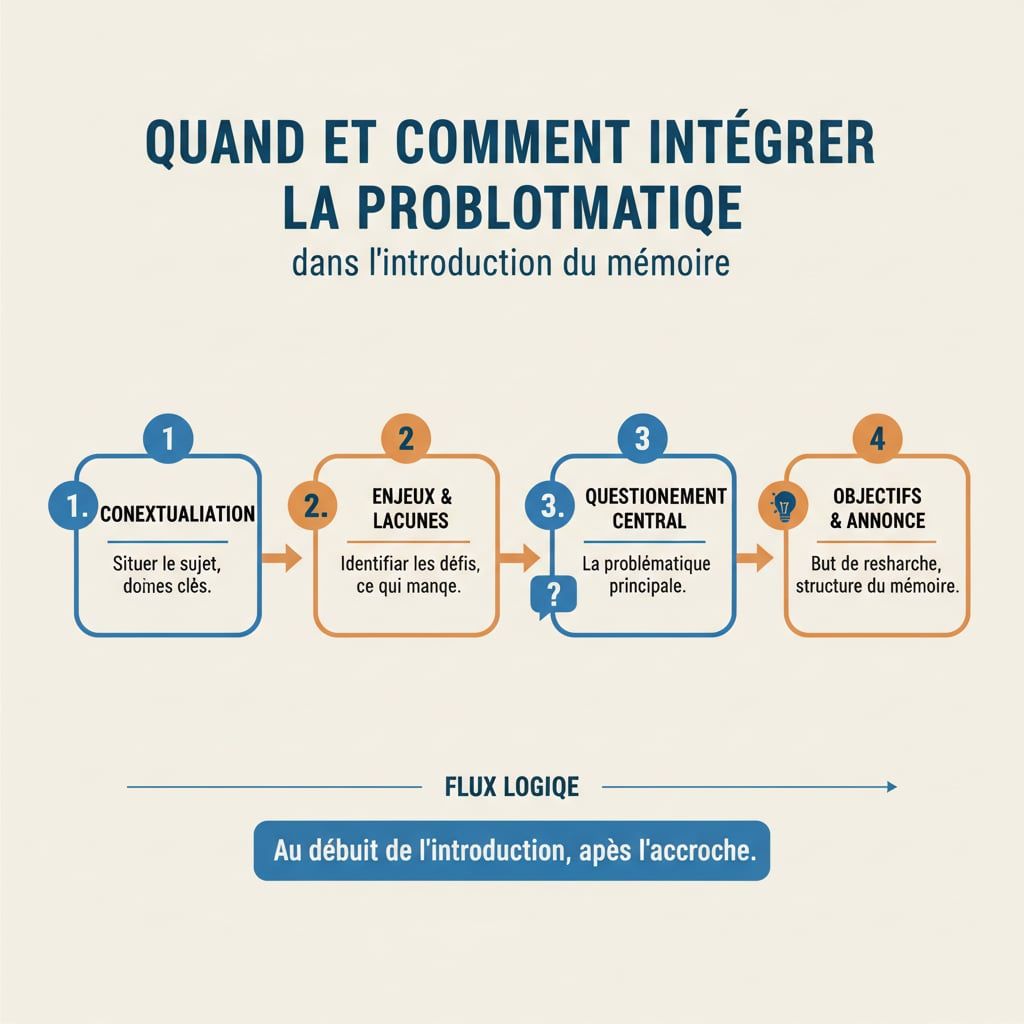 Quand et comment intégrer la problématique dans l'introduction du mémoire