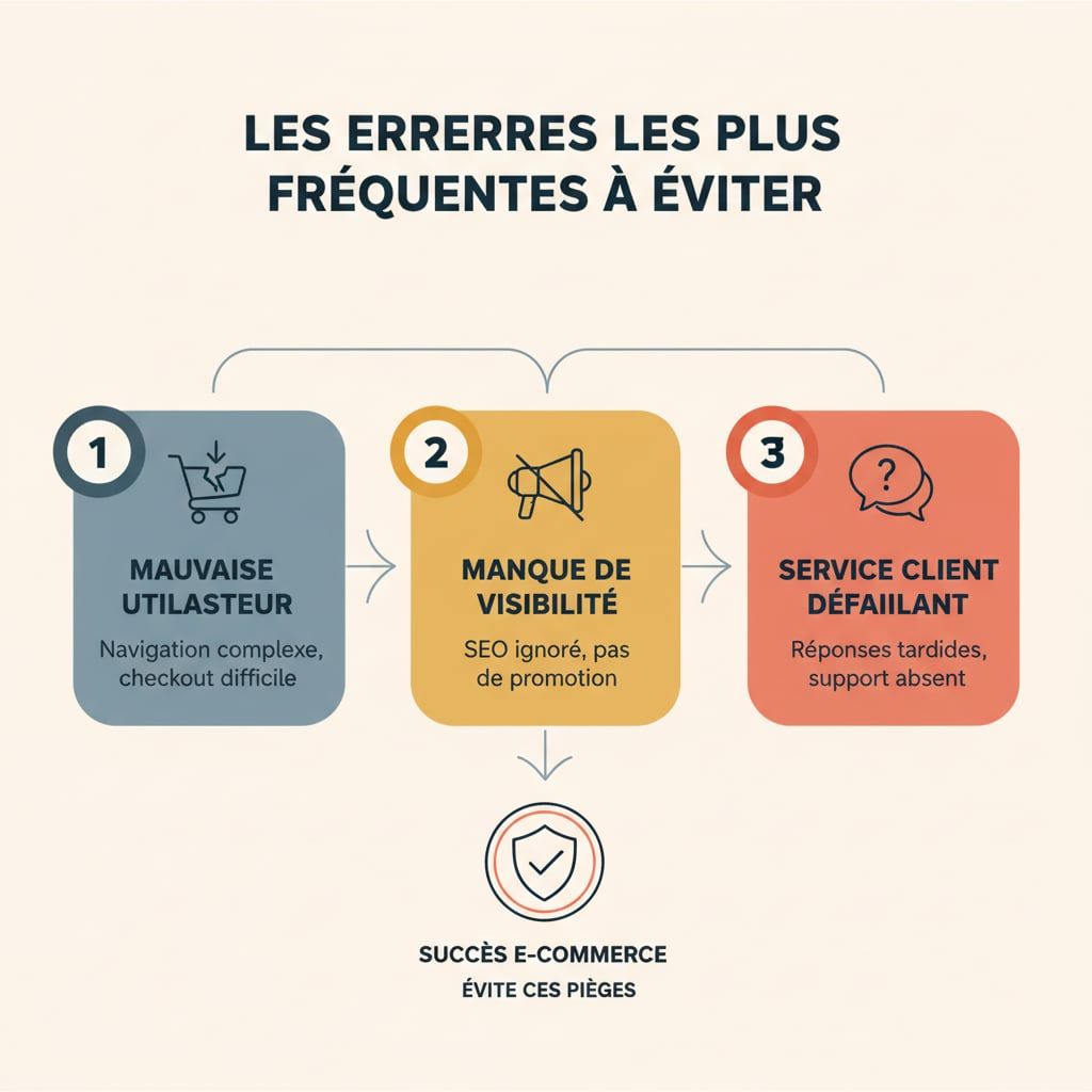 Les erreurs les plus fréquentes à éviter