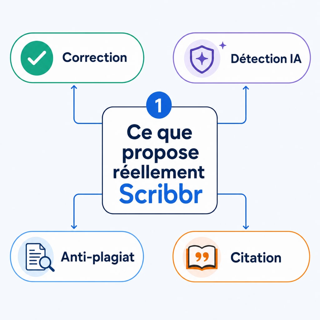 Ce que propose réellement Scribbr