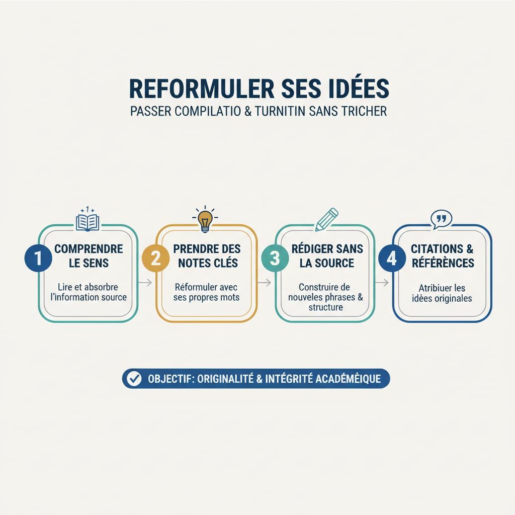 Reformuler ses idées pour passer Compilatio et Turnitin sans tricher