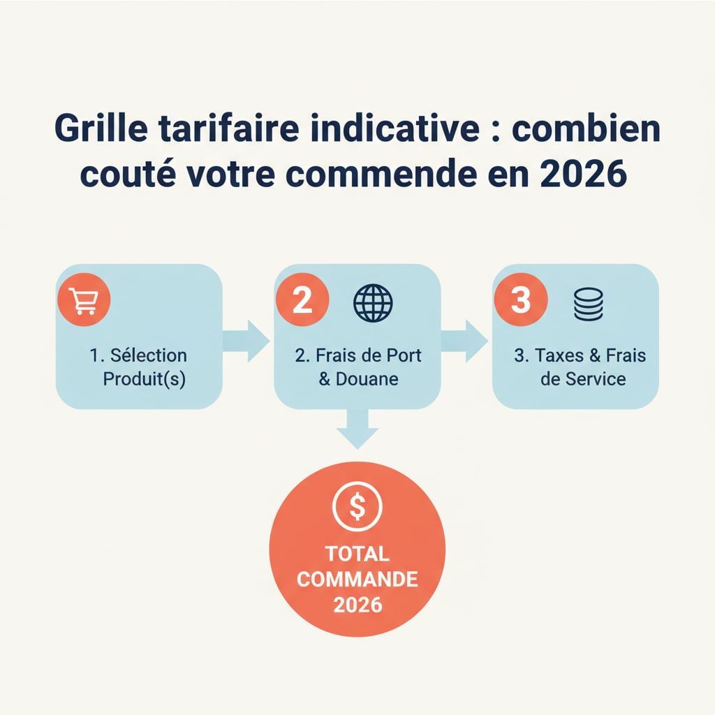 Grille tarifaire indicative : combien coûte votre commande en 2026