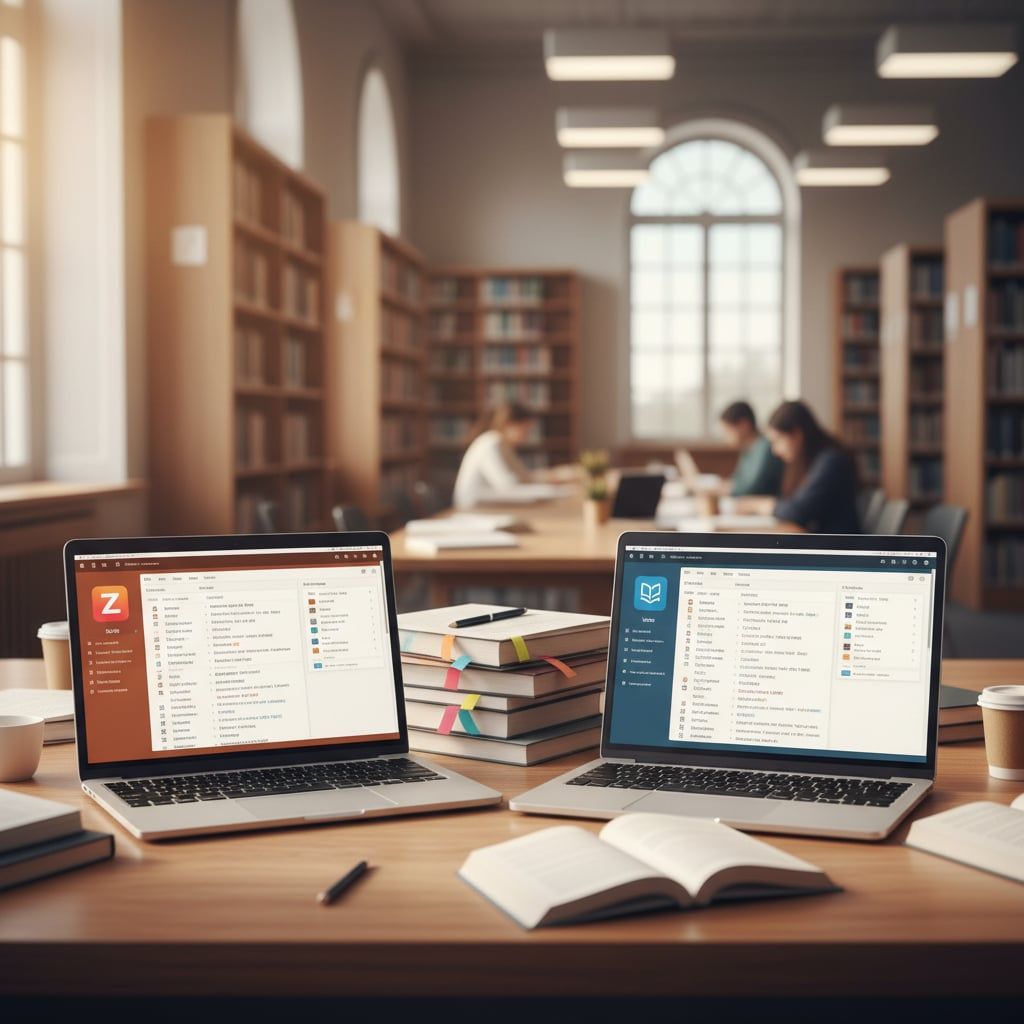 Comparatif Zotero Mendeley EndNote - logiciel gestion bibliographique pour mémoire étudiant 2026